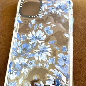 Brand New Casetify iPhone 11 blue flower case.  Never been used.